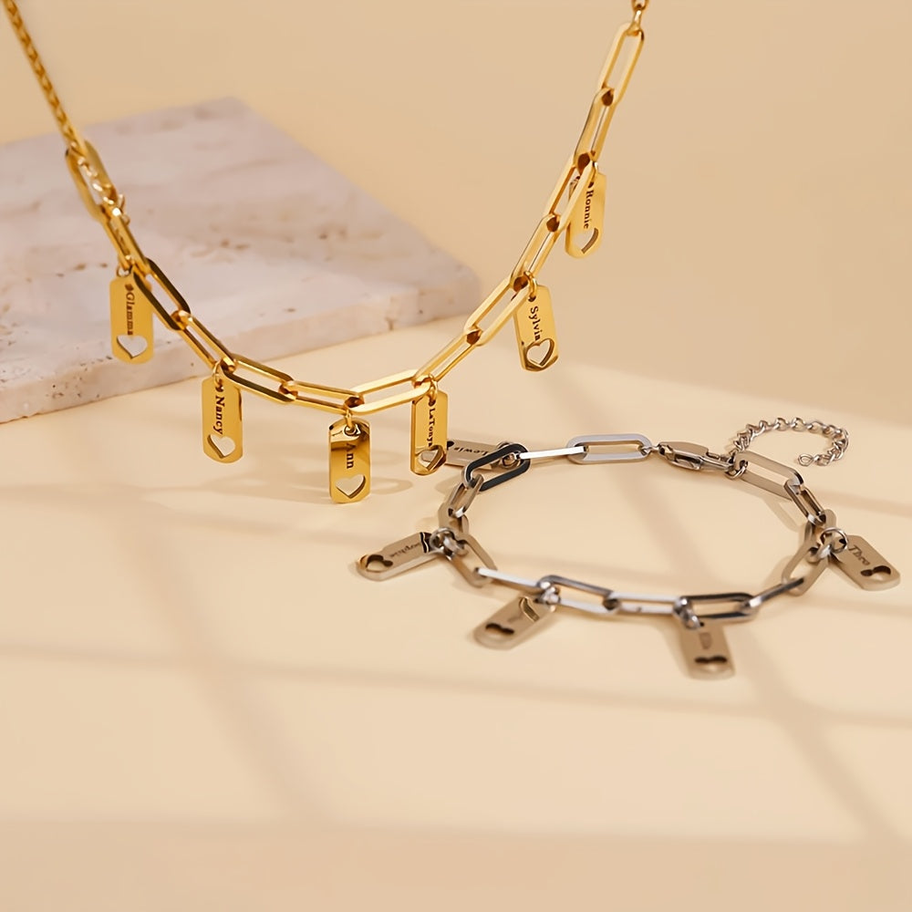 Family Tags Bracelet