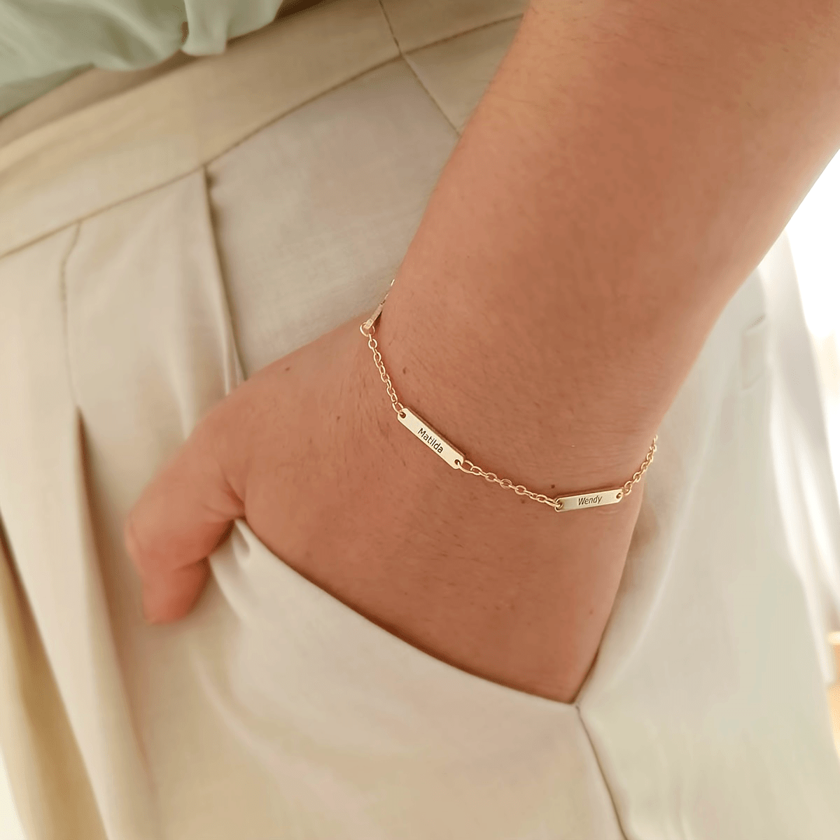 Forever Linked Name Bracelet