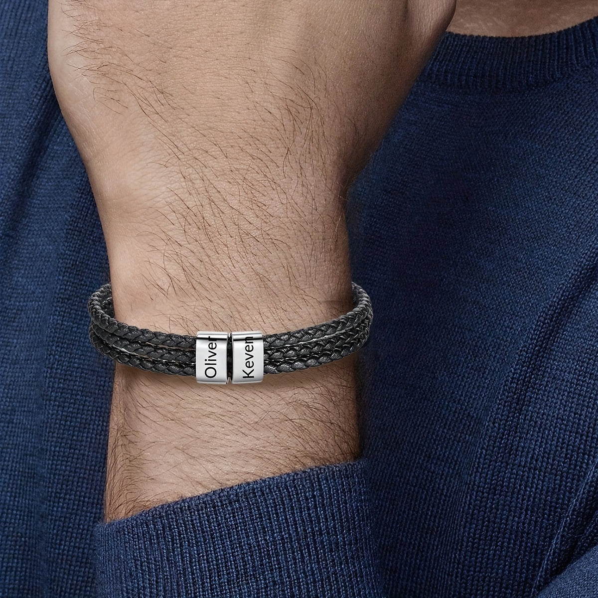 My People Braided Name Band