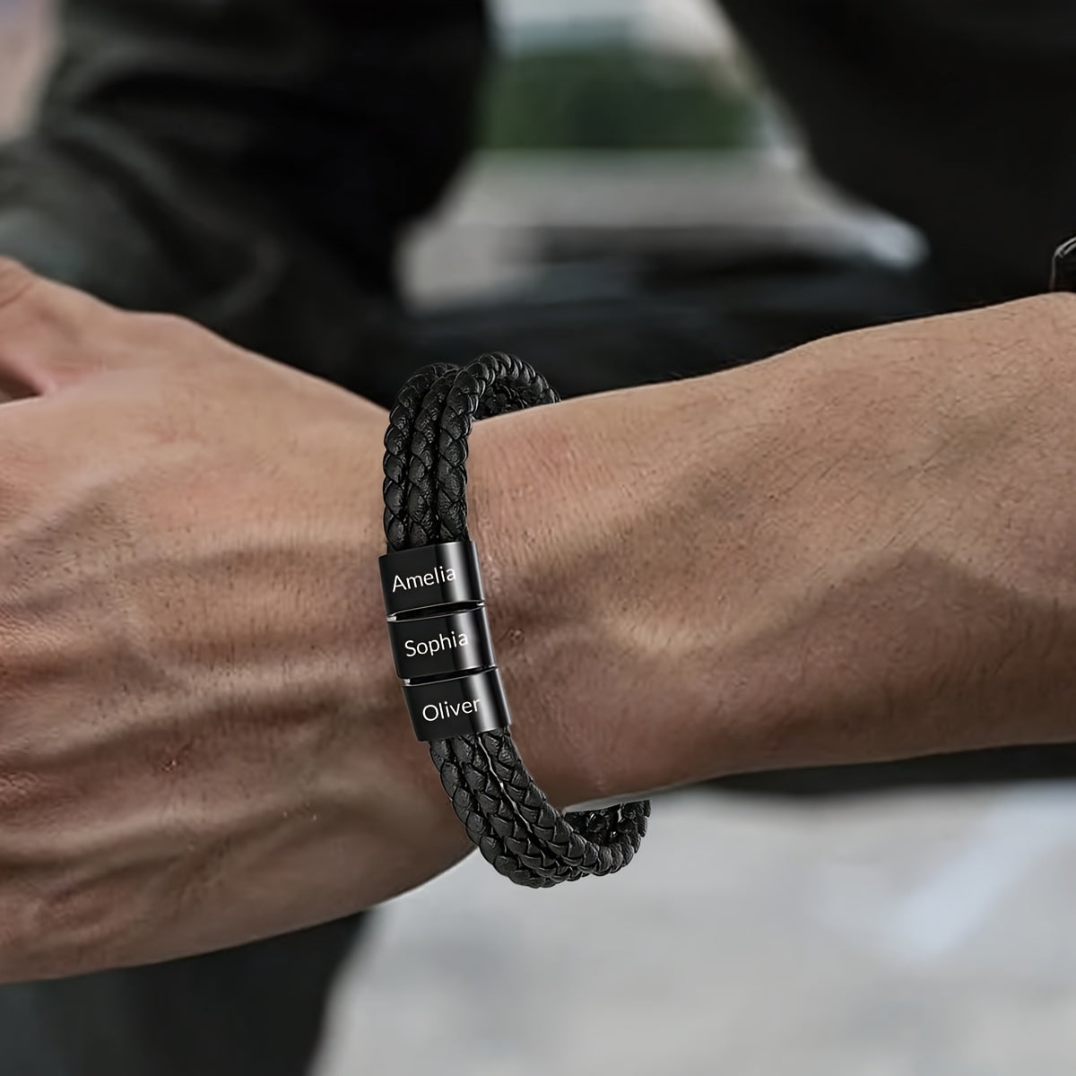 My People Braided Name Band