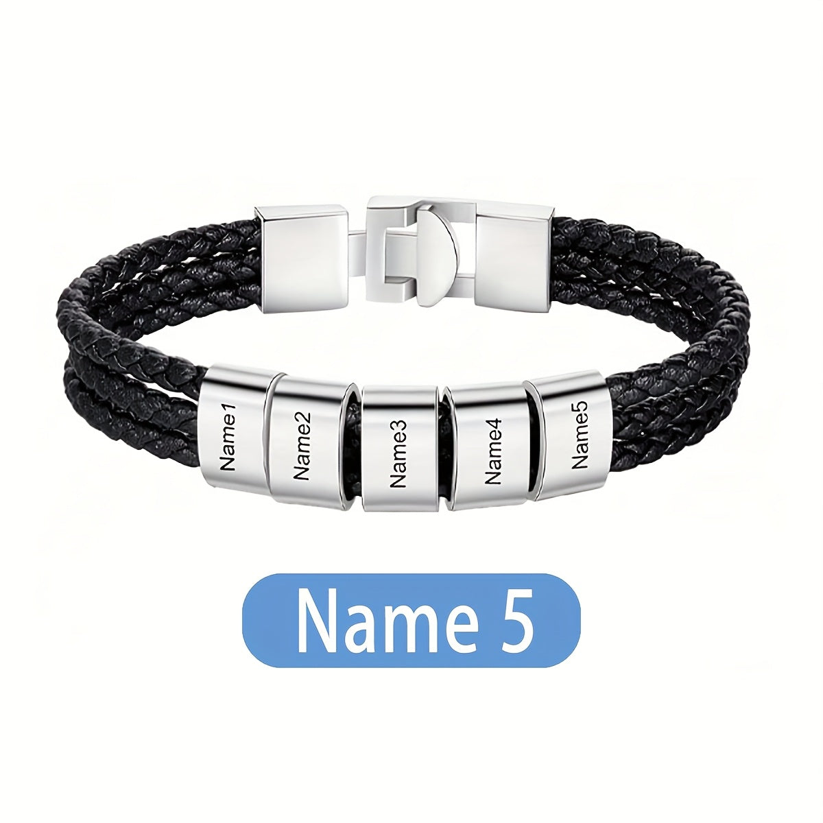My People Braided Name Band