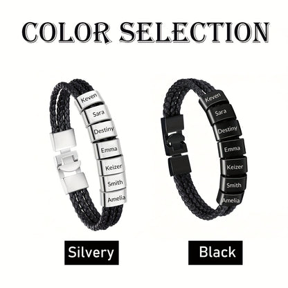 My People Braided Name Band