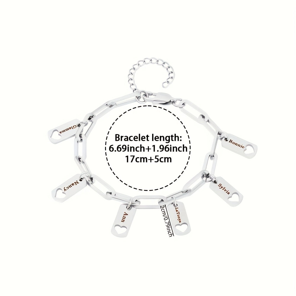 Family Tags Bracelet