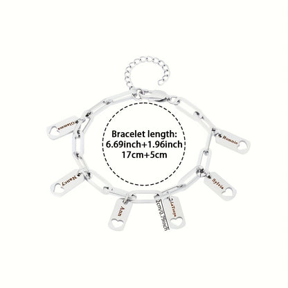 Family Tags Bracelet