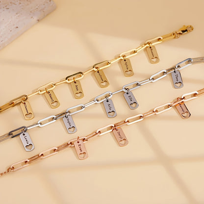 Family Tags Bracelet