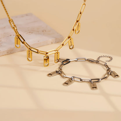 Family Tags Bracelet