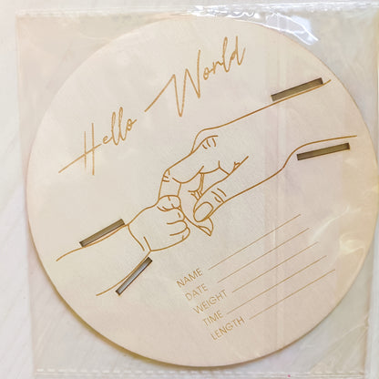 Birth Bracelet Commemorative Plate