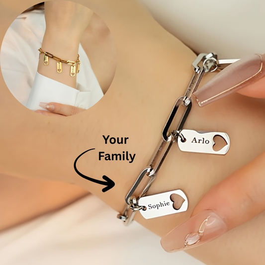 Family Tags Bracelet